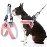 Gooby Simple Step in III Harness - Pink, Large - Small Dog Harness with Scratch Resistant Outer Vest - Soft Inner Mesh Harness f