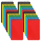 Xaajooio 50 Packs 3x5 Inch Small Pocket Notebooks 75 Sheets/Pad Mini Spiral Notebooks Bulk Top Bound with Lined Pages Notepads f