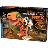 Thames & Kosmos Code+Control Dinosaur Robot REX Robotics & Engineering STEM Kit | Build & Program a Robotic T. Rex | Includes Se