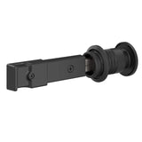 National Hardware N700150 Barn Door Lock, 5 x 11/4 x 3/4, Matte Black