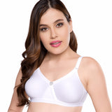 Trylo Pinky Strapless 40 White D - Cup,WHITE,40,B09SHK715C