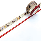 Paper House Productions Harry Potter Icons Set of 2 Foil Accent Washi Tape Rolls for Scrapbooking and Crafts