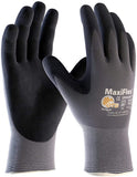 MaxiFlex 34-874 Seamless Knit Nylon Gloves with Nitrile Coat and Micro Foam Grip on Palm and Fingers Cut Resistance