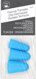 Dritz Thermal thimbles, Blue, 3 Count