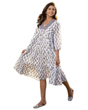 Gosriki Women'S Cotton Blend Anarkali Printed Kurta (Dakota White-Gs_Xxl_White_Xx-Large),White,2,B0D73WGFKC