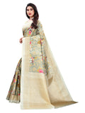 Satrani Womens Art Silk Saree (2108St236_Pista Green)