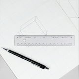 Alumicolor Aluminum Standard Straight Edge With Non-Slip Back, 36In, Silver