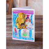 Pomeranian On The Couch Greeting Cards And Envelopes Pack Of 8