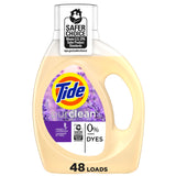 Tide Purclean Liquid Laundry Detergent, Honey Lavender Scent, 63 fl oz, 48 Loads