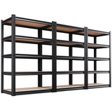 Set of 3 Garage Shelving-2050LBS 5 Tier Storage Shelves,Adjustable Heavy Duty Metal Shelving Unit and Storage Large Rack,Utility