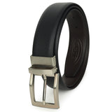 Ledo MenS Reversible Genuine Leather Belt In Black And Tan