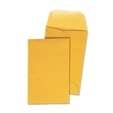 Universal 35300 Kraft Coin Envelope, #1, 2 1/4 x 3 1/2, Light Brown, 500/Box