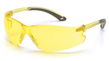 Pyramex Itek Safety Eyewear Amber Lens Amber Temples