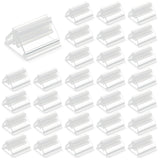 Maitys 30 Pieces Game Card Stands Plastic Card Stands DIY Board Stand for Party Favor (Transparent)