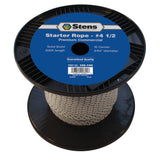 Stens 146100 200 Starter Rope, 4 1/2 Solid Braid, ea, 1, Multi