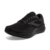 Brooks Womens Ghost 16 Neutral Running Shoe - Black/Black/Ebony - 9 Medium