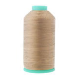 Mandala Crafts Size 46 210D T45 Bonded Nylon Thread - Natural 2843 YDs Tex 45 Heavy Duty Sewing Threads for Leather, Jeans, Weav