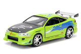 Jada Toys 1:32 Fast & Furious: Furious - Brians 1995 Mitsubishi Eclipse Diecast Model Car