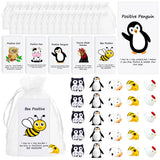 YULYNJQ 20Set Employee Appreciation Gifts Bulk for Coworkers Thank You Staff Gifts Mini Animal Pun Card,Ideal for Employee Appre