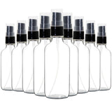 Youngever 15 Pack 3.5 Ounce Glass Pump Bottles, Empty Lotion Pump Bottles, Refillable Dispensor(Clear)