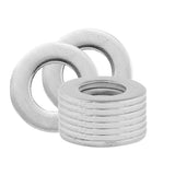 Zernmiarder M8 Stainless Steel Flat Washers - 16mm Outside Diameter, 304(18-8) Stainless Steel Washers Metal Washer for Screws B