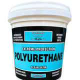 CrystaLac Extreme Protection Water Based Polyurethane (Satin, 16oz Pint): Self Leveling, Non Yellowing, Brush or Spray, UV Prote