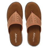 Ortho Joy Doctor Footwear For Women|| Fancy Footwear For Women || Orthopedic Women'S Fancy Slipper/Sandal For Women,Brown,5,B0CTF8T6J6