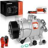 A-Premium Air Conditioner AC Compressor with Clutch Compatible with Infiniti QX56 QX80, Nissan Armada Pathfinder Titan XD, 5.0L