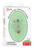 Dritz Ultimate Magnetic, Assorted Colors: Blue, Purple & Green, 1, 15 Ball Pin Caddy