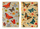 A6 Butterfly Diary With Hoop & Loop Closure | 160 Single Ruled Pages | Compact 14Cm X 10Cm Notebook For Writing & Journaling