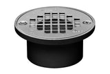Oatey 2 in. or 3 in. ABS General Purpose Drain with 4 in. Stainless Steel ScrewTite Strainer