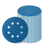 Orbital Sander Sandpaper 5 Inch 8 Hole Sanding Disc Hook and Loop Pads Sand Paper 400 Grit for Wood Metal 70 PCS Blue Aluminum O