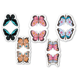 woopme Set of 5 Small Size Butterfly Magnetic Bookmark for Book Lovers Readers Students Gift Magnetic Page Clips Folding