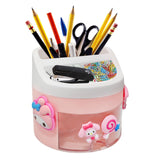 FunBlast Desk Organizer Stationery Storage Stand, Cute Kawaii Pen & Pencil Holder Table Pen Holder, Stationery Stand For Home,