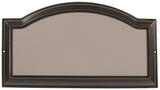 Distinctions, Aged Bronze Hillman 843253 Die Cast Plated Address Plaque for 4Inch Adhesive House Numbers, 0