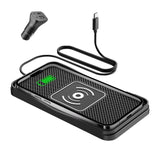Wireless Car Charger, 20W/15W/10W Car Wireless Charger Pad, Non-Slip Charging Pad for Car Compatible with iPhone16/15/14/13/12,