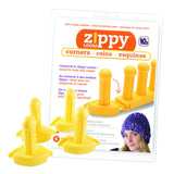 Authentic Knitting Board Zippy Corners, One Size, Yellow