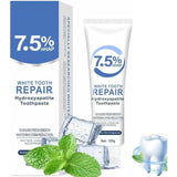 7.5% Hydroxyapatite Toothpaste(Fluoride Free), Nano Hydroxyapatite Toothpaste for Sensitive Teeth, Enamel Protection, Tooth Stre