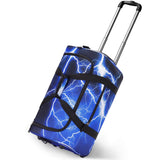 Choco Mocha Boys Light Blue Suitcase with Wheels Kids Purple Rolling Duffle Bag for Camping Teen Girls Toddler Luggage Bag for T
