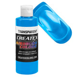 Createx Airbrush Paint, Transparent Caribbean Blue, 4 oz (510504)