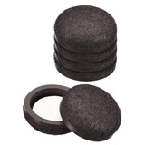 uxcell Furniture Sliders, 20Pcs 1 - Formed Felt Round Sliding Pads, Chair Glides for Carpeted Tile Vinyl Hardwood Floors (Brown)