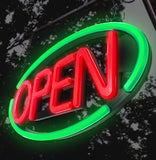 LED Open Sign,Bright Open Sign for Business Window with Remote Control,24x12 inch Large Size,Restaurant,Bar,Retail Shops,Window