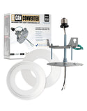 The Can Converter R56 Recessed Can Light Conversion Kit w/ 7 Flat & Beveled Steel Ceiling Medallion - Home Improvement for 5 & 6