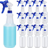 Eaasty 12 Pcs Plastic Spray Bottle 32 oz Bulk Heavy Duty Leakproof Spraying Bottles Empty Mist and Stream Mode Misting Spray Bot