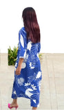 Gosriki Women'S Rayon Blend Straight Printed Kurta With Pant (Anaar-Blue-Gs_L_Blue_Large),Blue,,B0D4DNVPXR