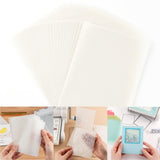 Briartw 90 Sheets Pearled Silver SeeThrough Paper,4.25x5.5 Colored Frosted Smooth Vellum Paper Sheets,100gsm/37lb Heat Resista