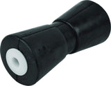 Attwood 11217-1 Heavy Duty Boat Trailer Roller, Rubber Shaft Keel, Black, 12-Inch x 5/8-Inch