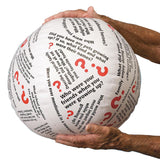 S&S Worldwide Toss 'n Talk-About Family History Ball. Beach Ball Style Ball, 24 Flat Diameter. Printed with Instructions or Ques
