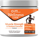 Life Extension Wellness Code Muscle Strength & Restore Formula, Vitamin D3, -Hydroxy--Methylbutyrate Monohydrate (HMB), Muscle H