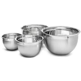 YBM HOME Deep Professional Stainless Steel Mixing Bowls (Set of 4) for Baking, Cooking, and Prepping, Stackable Nesting Bowls fo